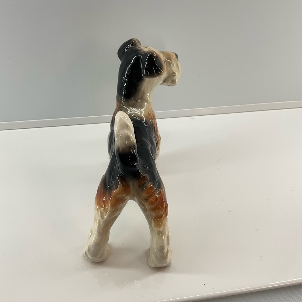 vtg GOEBEL Wire Haired Fox Terrier Dog Figurine W. Germany #32 1972- 1978 Glossy - Picture 4 of 9